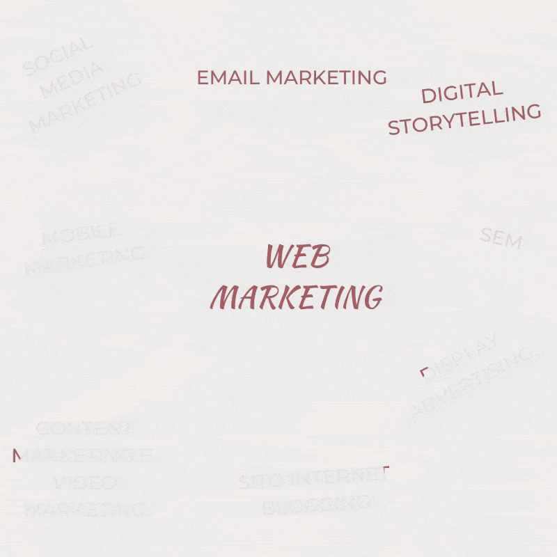 gif con bolle email marketing e storytellin