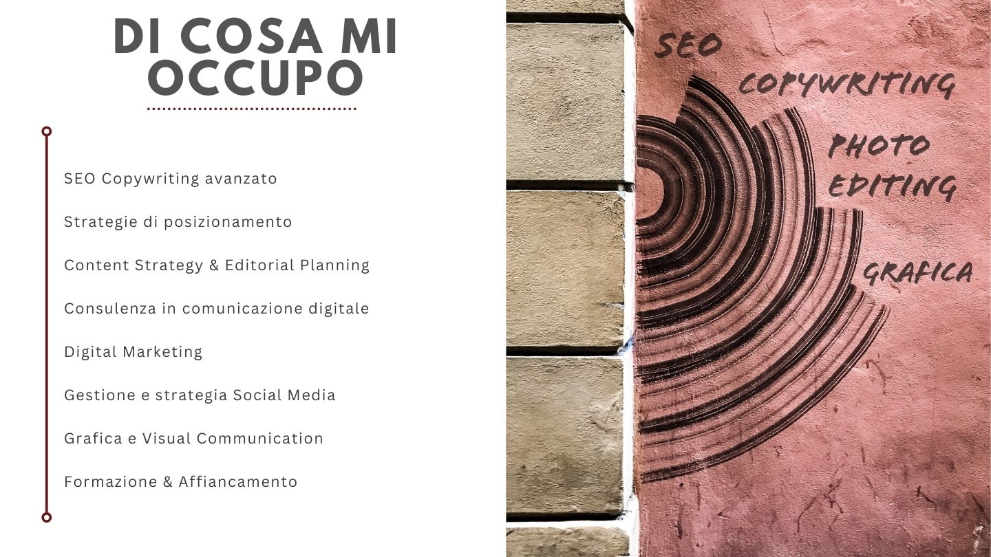 di cosa mi occupo | silvia tugnoli - SEO Copywriter