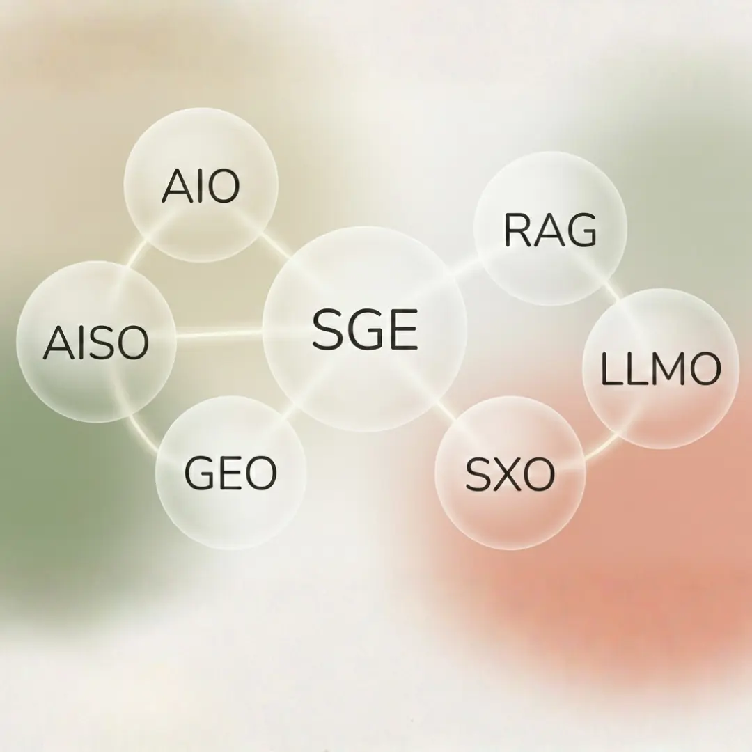 Aio, LLMO,GEO, SEO, AISO, SXO, SGE acronimi per la nuova strategia di comunicazione | Silvia Tugnoli SEO Copywriter Bologna